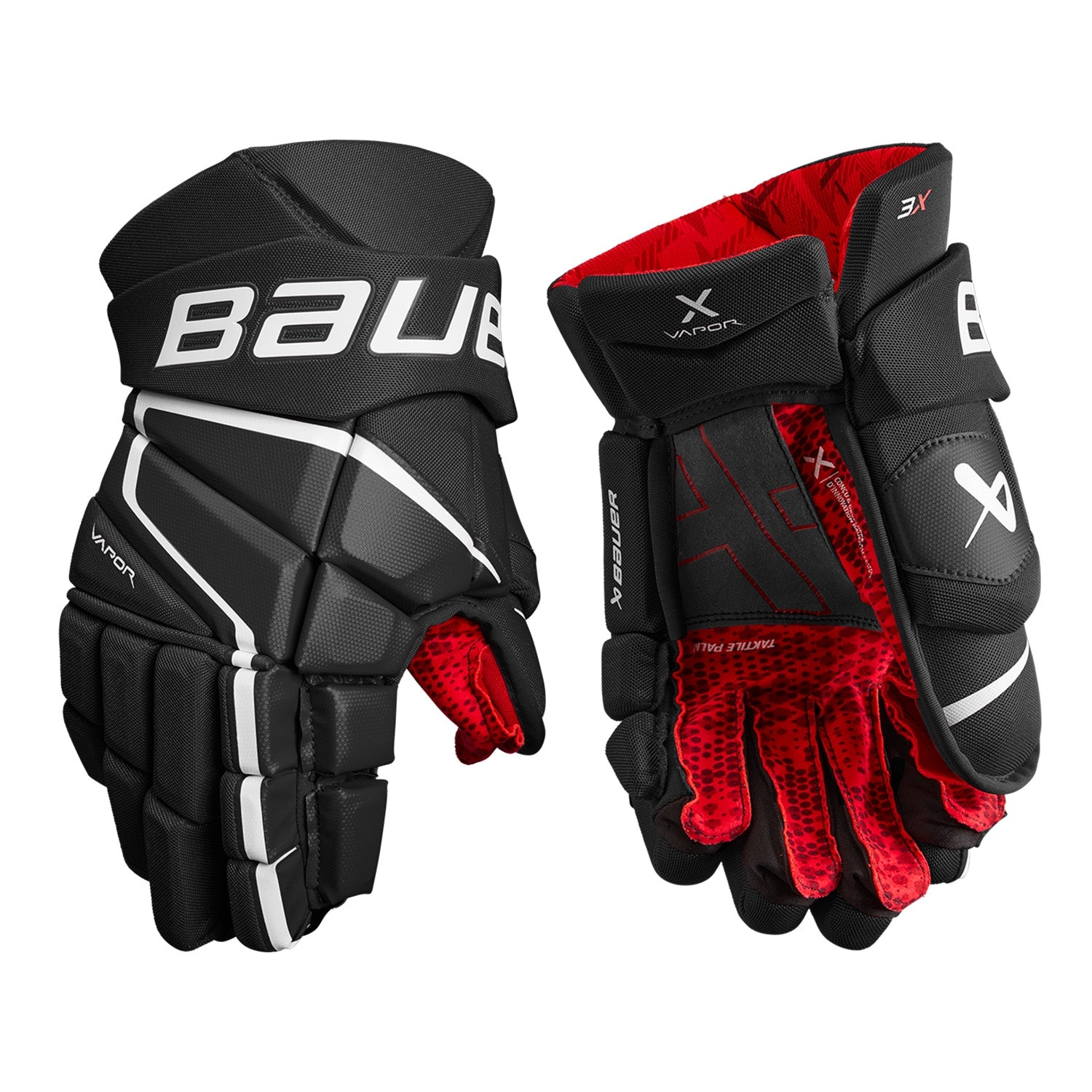 bauer handschuhe Bauer Eishockey Handschuhe S22 Vapor 3X INT 13" schwarz-weiß – HockeyOne
