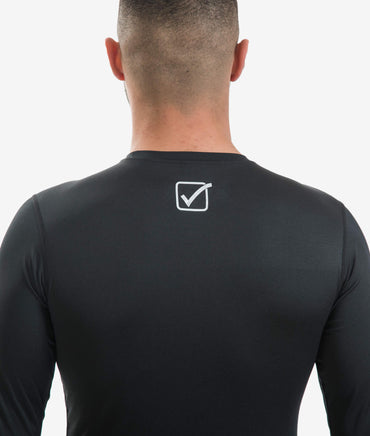 Hockey Shirt Unterwäsche Oberteil Elastic Givova Long Sleeve schwarz