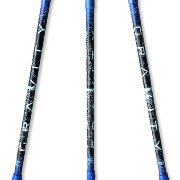 Bastone da floorball IFF 96cm Gravity blu sinistra/destra
