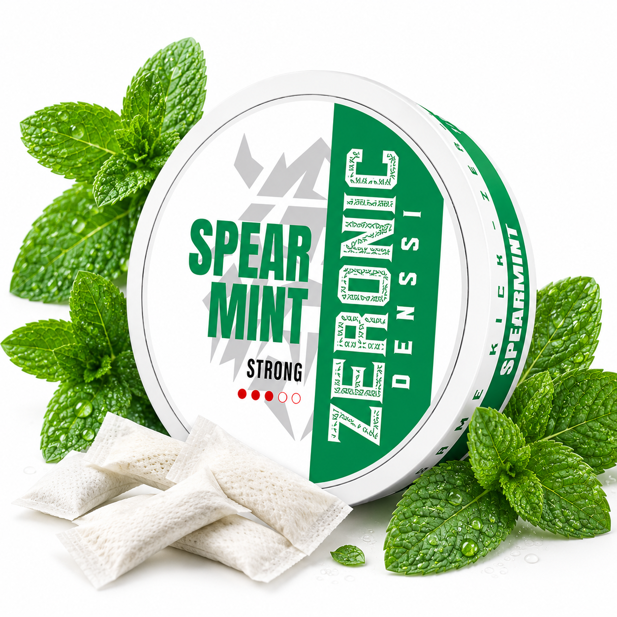 Denssi Spearmint Zeronic Pouches, Pfefferminz