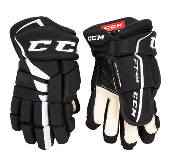 CCM Handschuhe Eishockey FT485 schwarz/weiß 13"