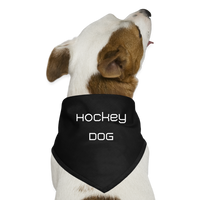 Hunde-Bandana Hockey DOG, Hunde Bekleidung Halstuch - Schwarz