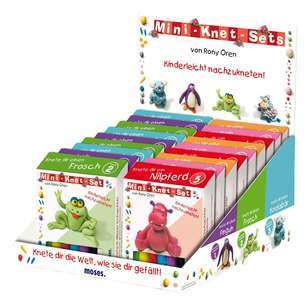 Knettier, Knetstangen, Knete / Tiere für Kinder