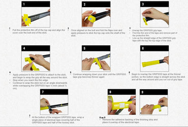 Griptape Gripsss Blue Sports Hockey Schlägertape Eishockey skin