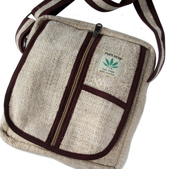 Hemp Single Strap Cross Body Bag Purse Cultbagz