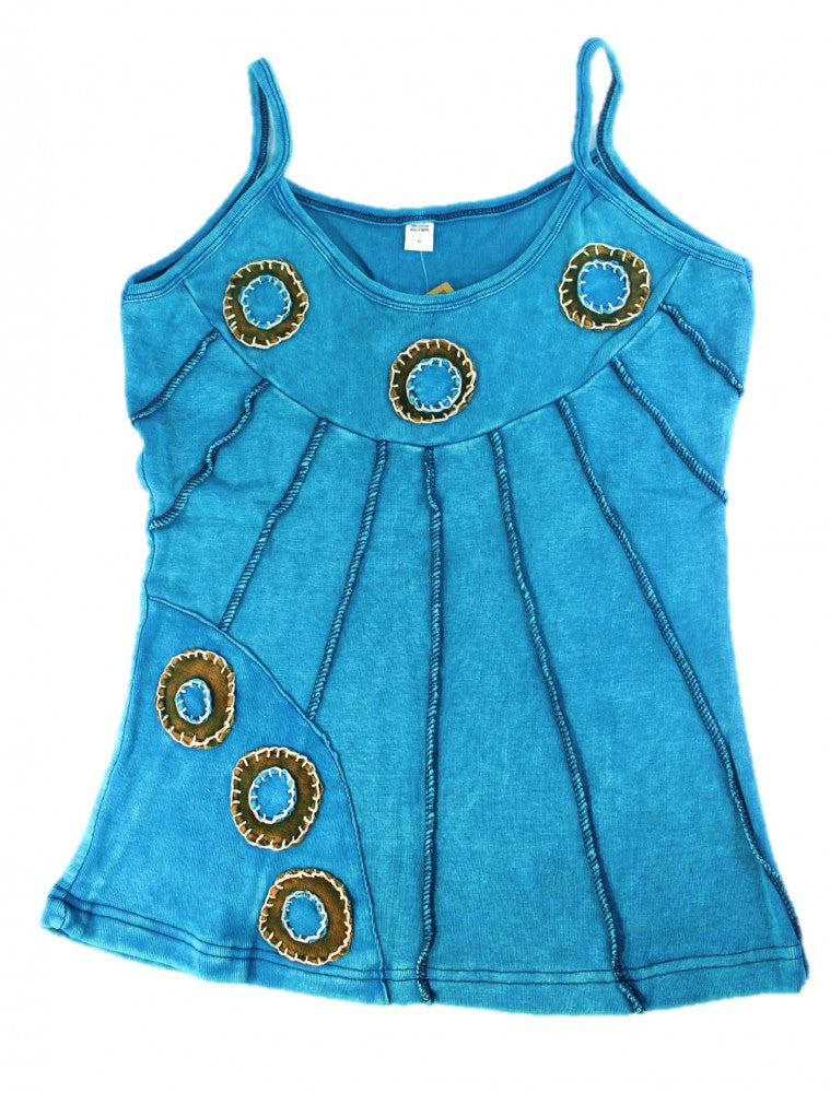 Tank Top Cultbagz Hippie style türkis 206 S-L