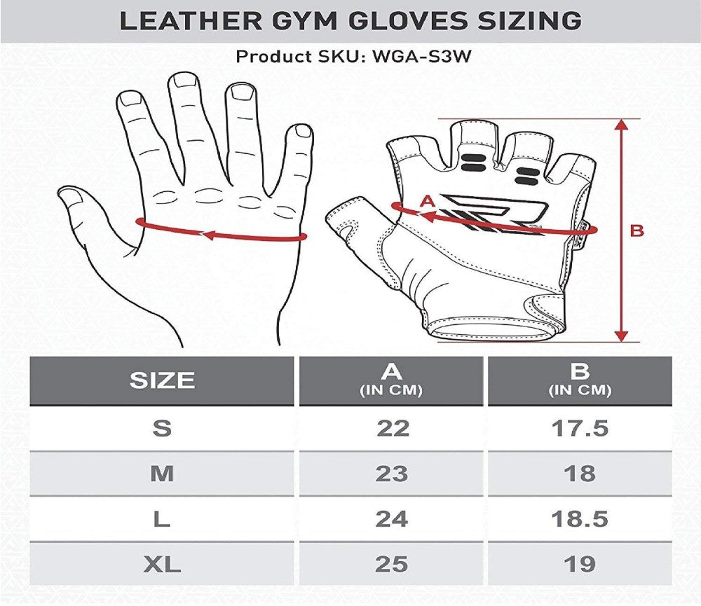 RDX Gym Fitness Handschuhe Deepoq grau/schwarz S-XL