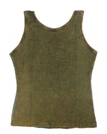 Tank Top Cultbagz Hippie style 208 S-L khaki