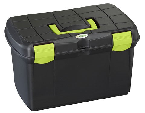 Aufbewahrungsbox Kerbl schwarz/pistazie Putzkoffer