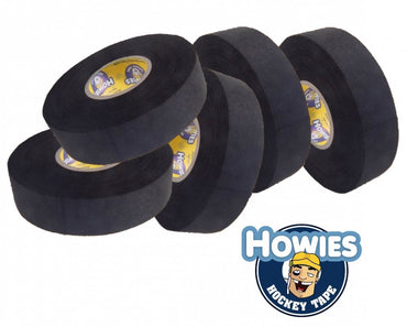 5x Nastro hockey Howies nero 1" - 25m