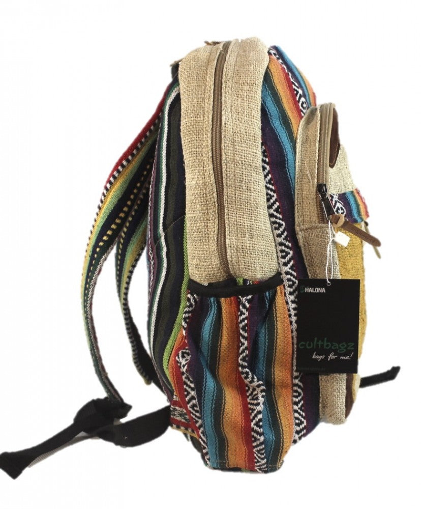 Rucksack Hemp cultbagz Hanf big lines 04A