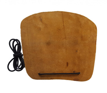 Armguard traditional for archery, black.bulls made of leather, more traditional