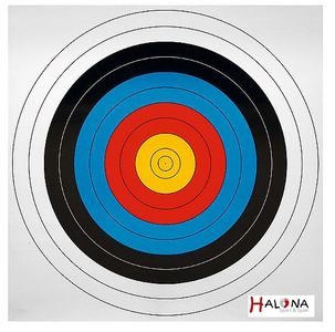 10x FITA target face 80cm, + 10x target nails Bearpaw