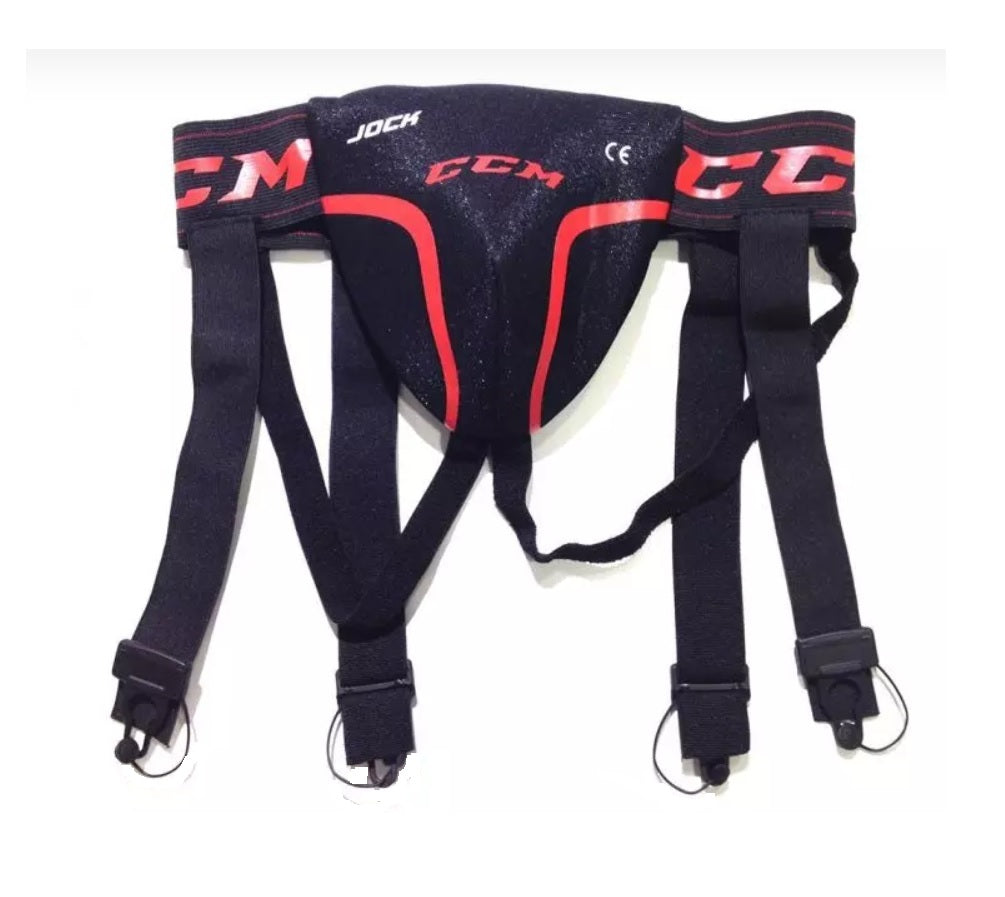 CCM Toque Combo Tiefschutz mit Stutzenhalter Youth