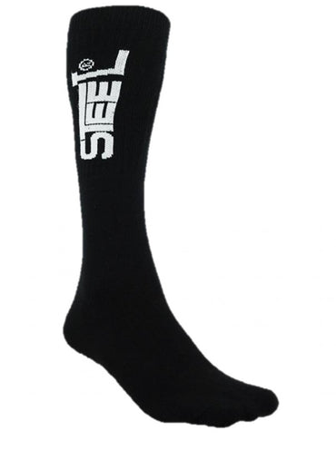 Ice hockey socks Steel black long senior