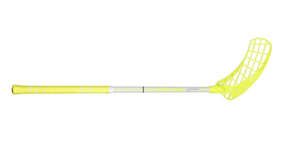 Bastone da floorball junior Youngster 36 giallo fluo/bianco 70-75cm