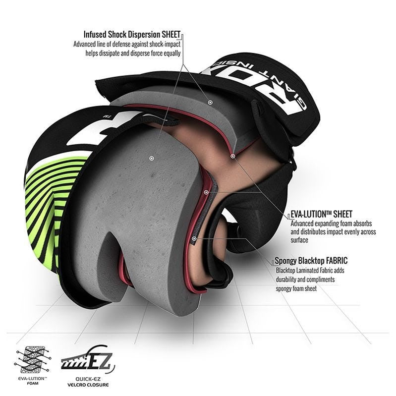 RDX J1 Kids MMA Training Handschuhe Fitness schwarz/grün
