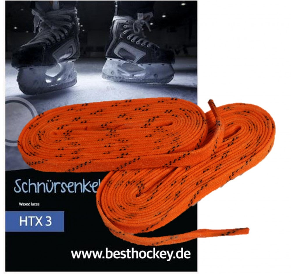 Schnürsenkel farbig HTX3 Eishockey gewachst Pro line