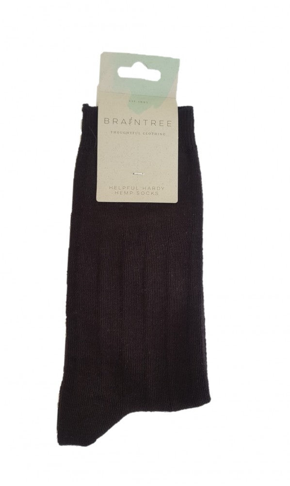 Socken Hanf one size schwarz Hero socks