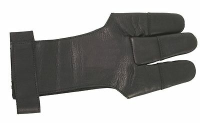 Guanto da tiro con l'arco Bignami Italy DSC nero per tiro con l'arco, guanto da tiro S-XL