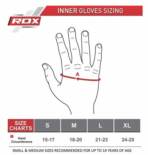 RDX Grappling Handschuh Gel X6 blau S-XL