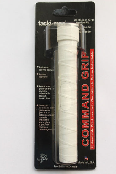 Griffpad Eishockeyschläger, Tape Command Grip weiß