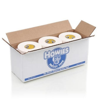 12x Howies Hockey Tape white/black, pack of 12 ice hockey stick tape