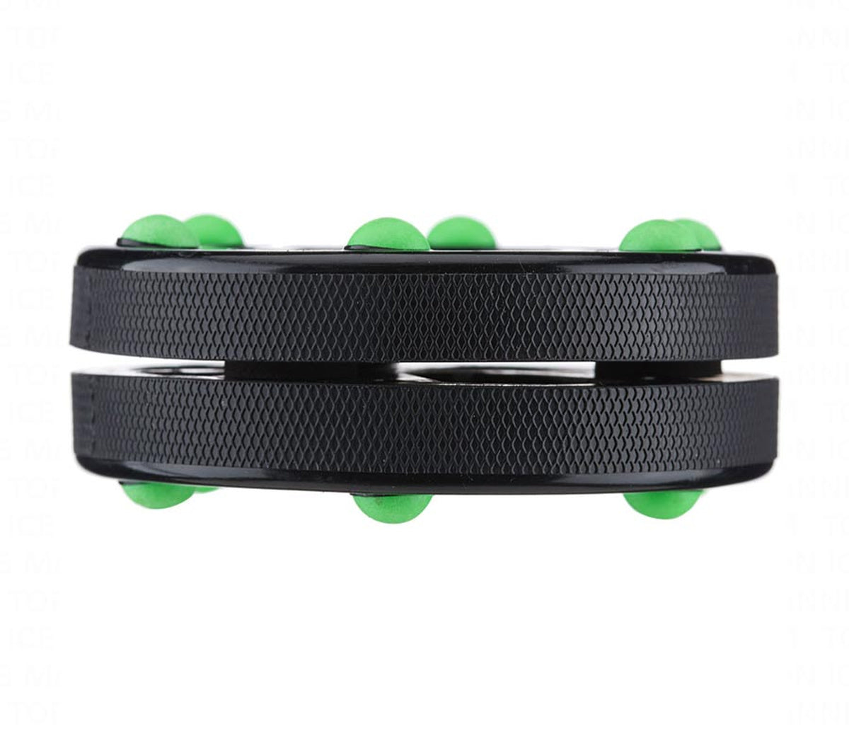 Green Biscuit Roller Hockey Puck Hockeypuck