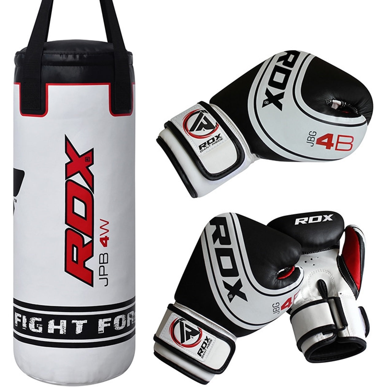 RDX Sports Boxsack RDX Knder Boxsack 2 Fuß (60,96 Cm) Und Boxhandschuhe Set