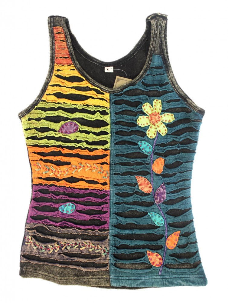 Tank Top Cultbagz Hippie style 208 S-L schwarz