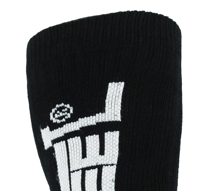 Eishockey Socken Steel schwarz kurz senior