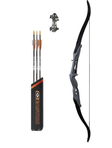 EASTON Recurvebogen SET, 52 Zoll, Sportbogen f. Kinder 10-20 lbs, Bogen SET