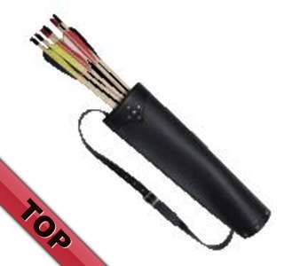 Quiver for bow and arrow, sports bow