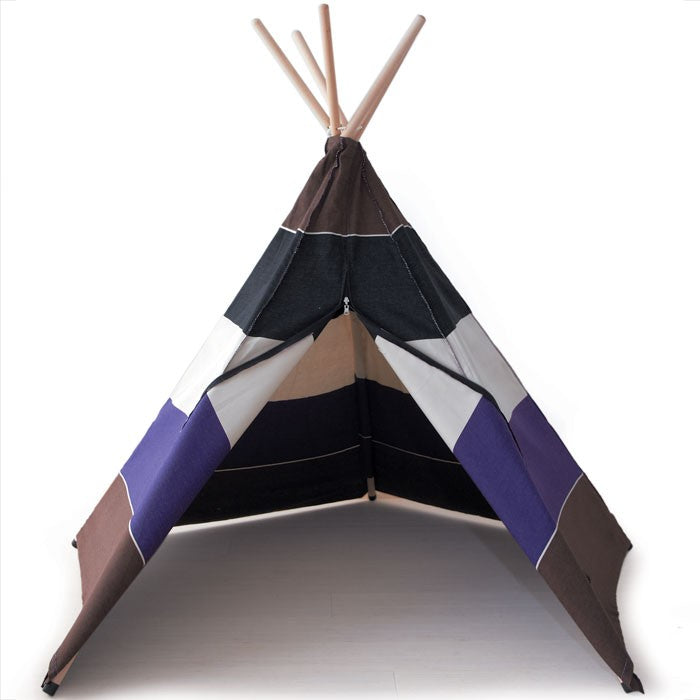 Tipi, Indianerzelt Baumwolle, Spielzelt, Spielhaus f. Kinder