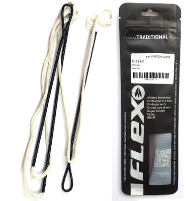 Dacron string Stringflex nature white for recurve bows, 46-72 inches in 10-12 strands