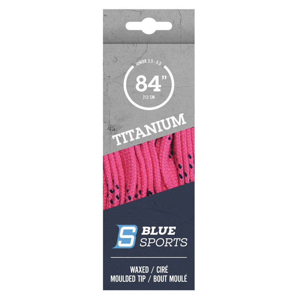 Titanum Schnürsenkel Eishockey gewachst 96-120 Zoll pink