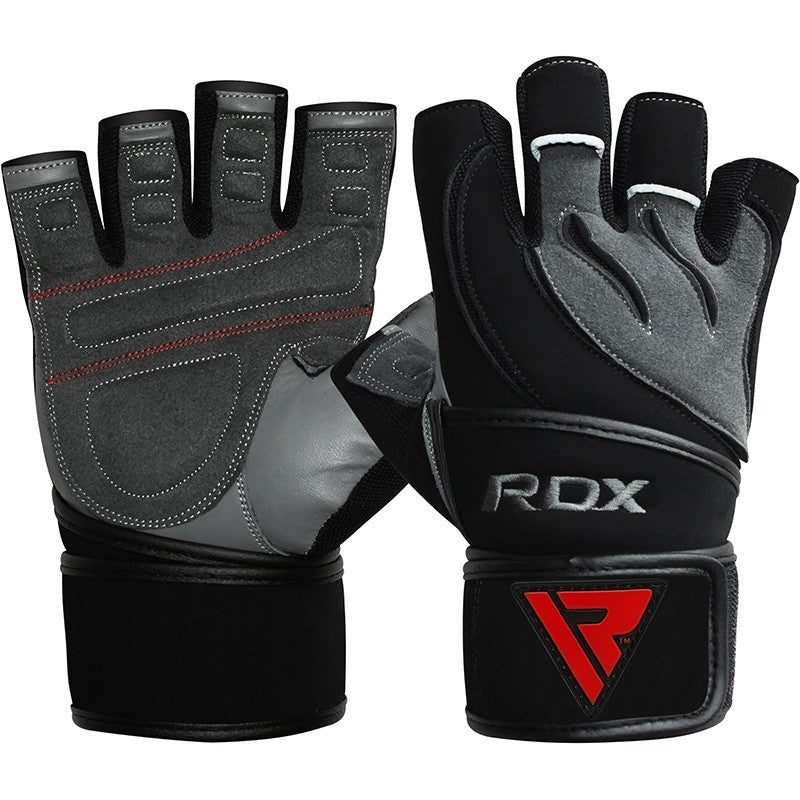 RDX Gym Fitness Handschuhe Deepoq grau/schwarz S-XL – HockeyOne