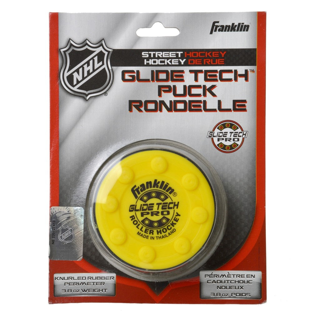 Franklin Glide Tech PRO Puck - Blister Hockey Puck Street