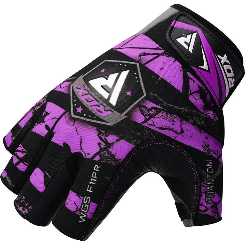 RDX F11 Bobybuilding Gym Handschuhe Sumblimation Purple S-L