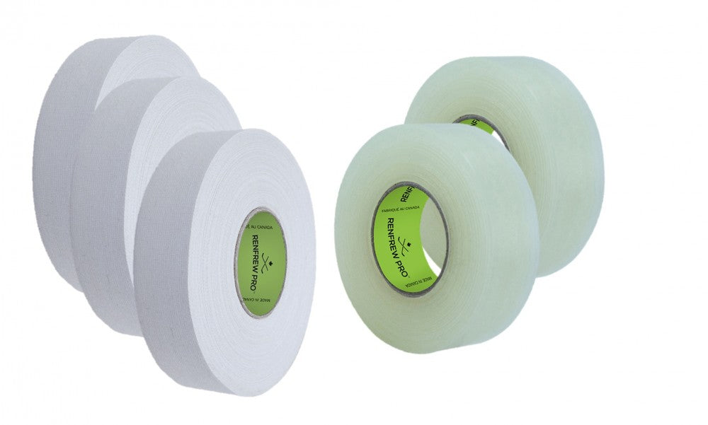 SET 3x Renfrew Tape weiß / 2x Shine Tape Stutzen