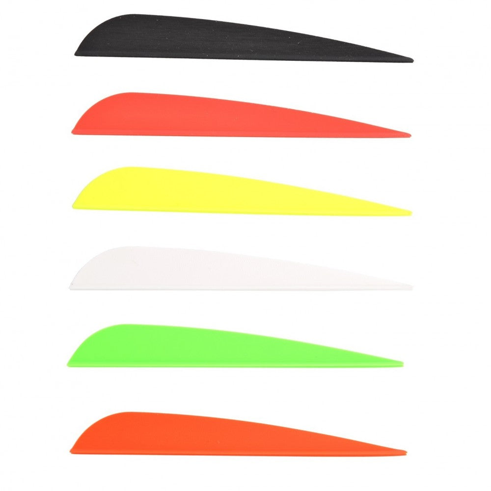 12x Fletches edwoods Pfeilfedern in versch. Farben 1,6-5,0 Zoll