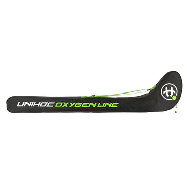 Floorball stick bag Qxygen Unihoc kids 70-75cm black/green