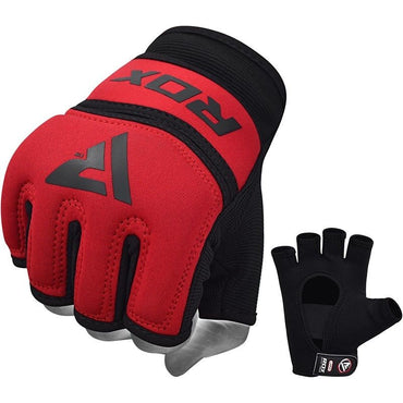 RDX Grappling Handschuh Gel X6 rot S-XL