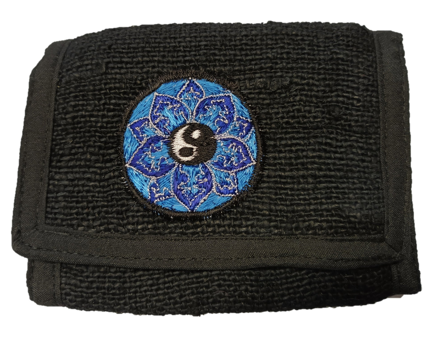 Black Hemp Wallet Cultbagz Geldbörse aus Hanf schwarz - verschiedene Motive