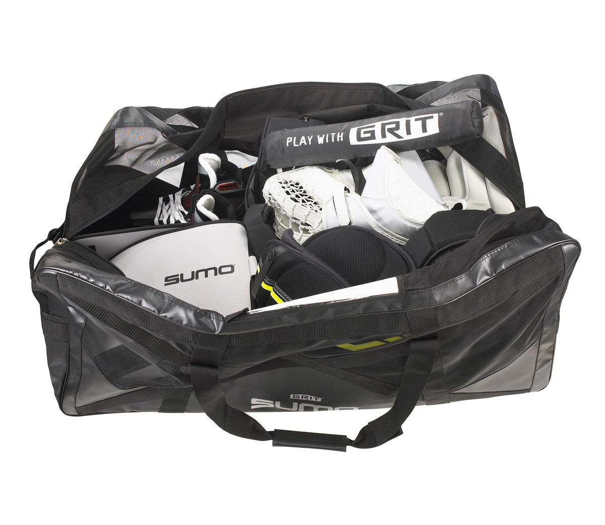 Torwart Eishockey Tasche Goalie Grit SUMU Airbox schwarz