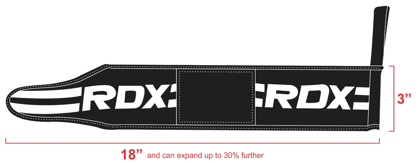 RDX W2 Powerlifting Wrist Wraps Handgelenkbandagen