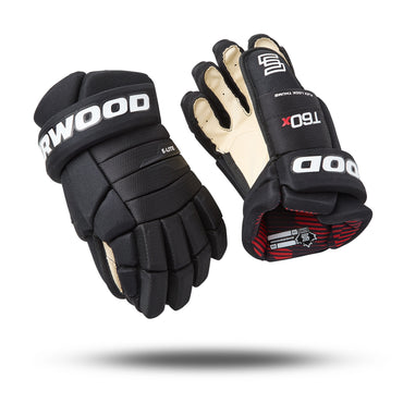 SHERWOOD Handschuh T60X - Jr. Farbe: schwarz | Größe: 10.0