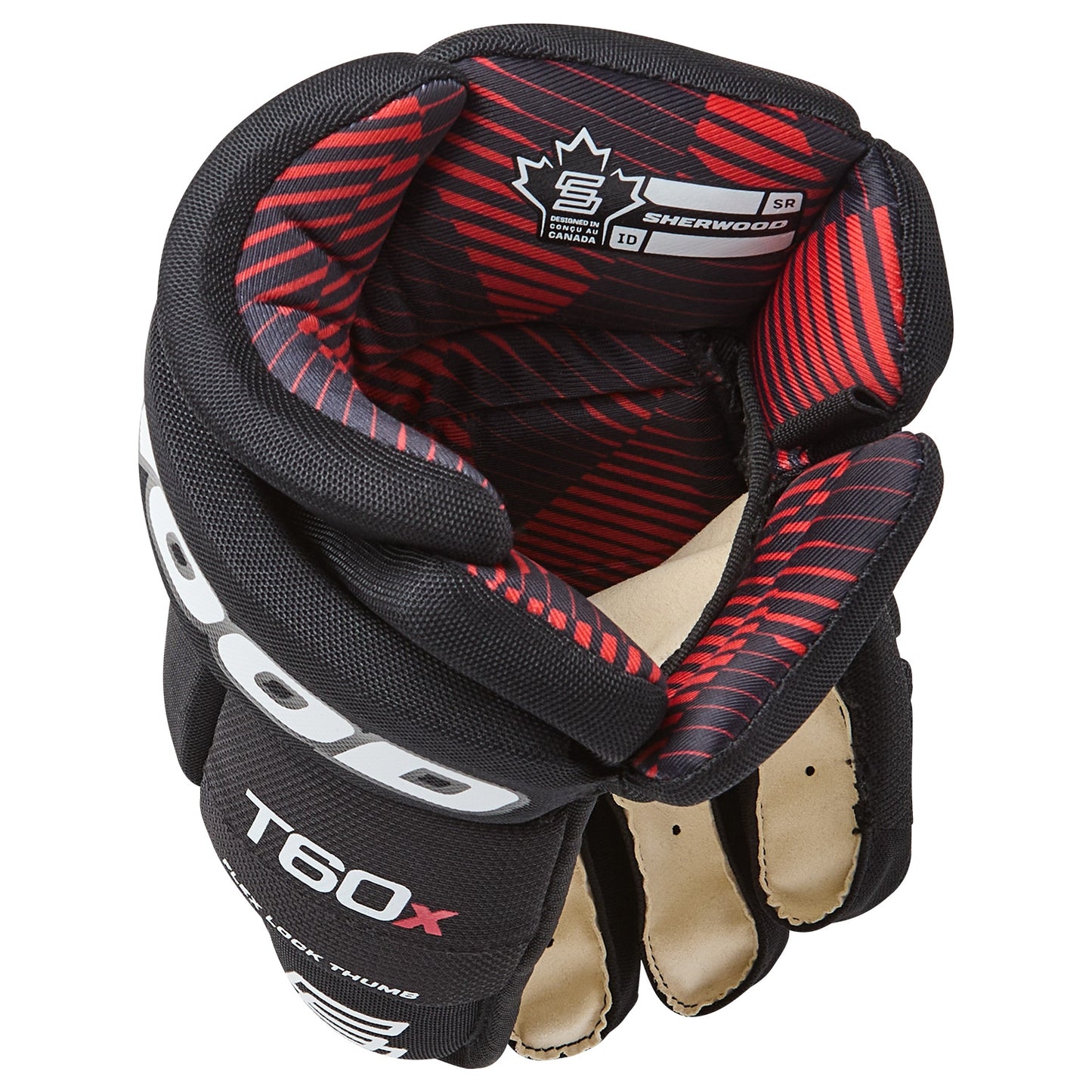 SHERWOOD Handschuh T60X - Jr. Farbe: schwarz | Größe: 10.0