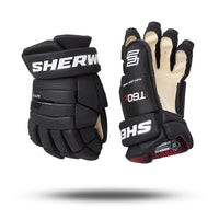 SHERWOOD Handschuh T60X - Jr. Farbe: schwarz | Größe: 10.0