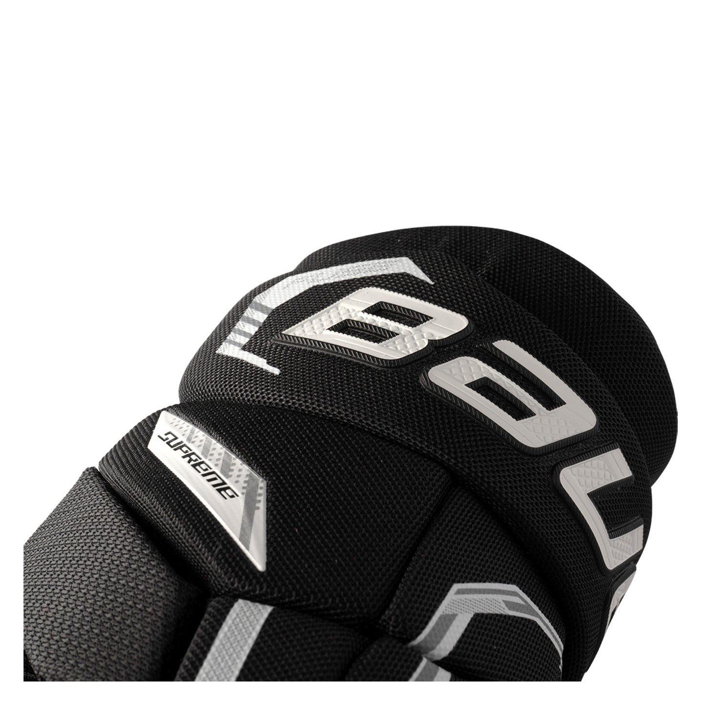 BAUER Eishockey Handschuh Supreme schwarz/weiß FUSE - Yth. 9"